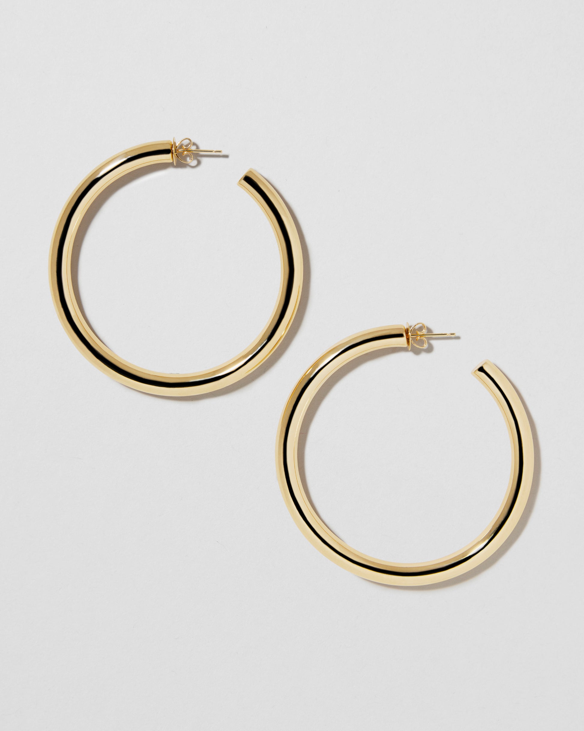 Jennifer Fisher - 2'' Fine Natasha Hoops - Yellow Gold