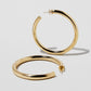 Jennifer Fisher - 2'' Fine Natasha Hoops - Yellow Gold