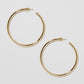 Jennifer Fisher - 2'' Lilly Hoops - Yellow Gold