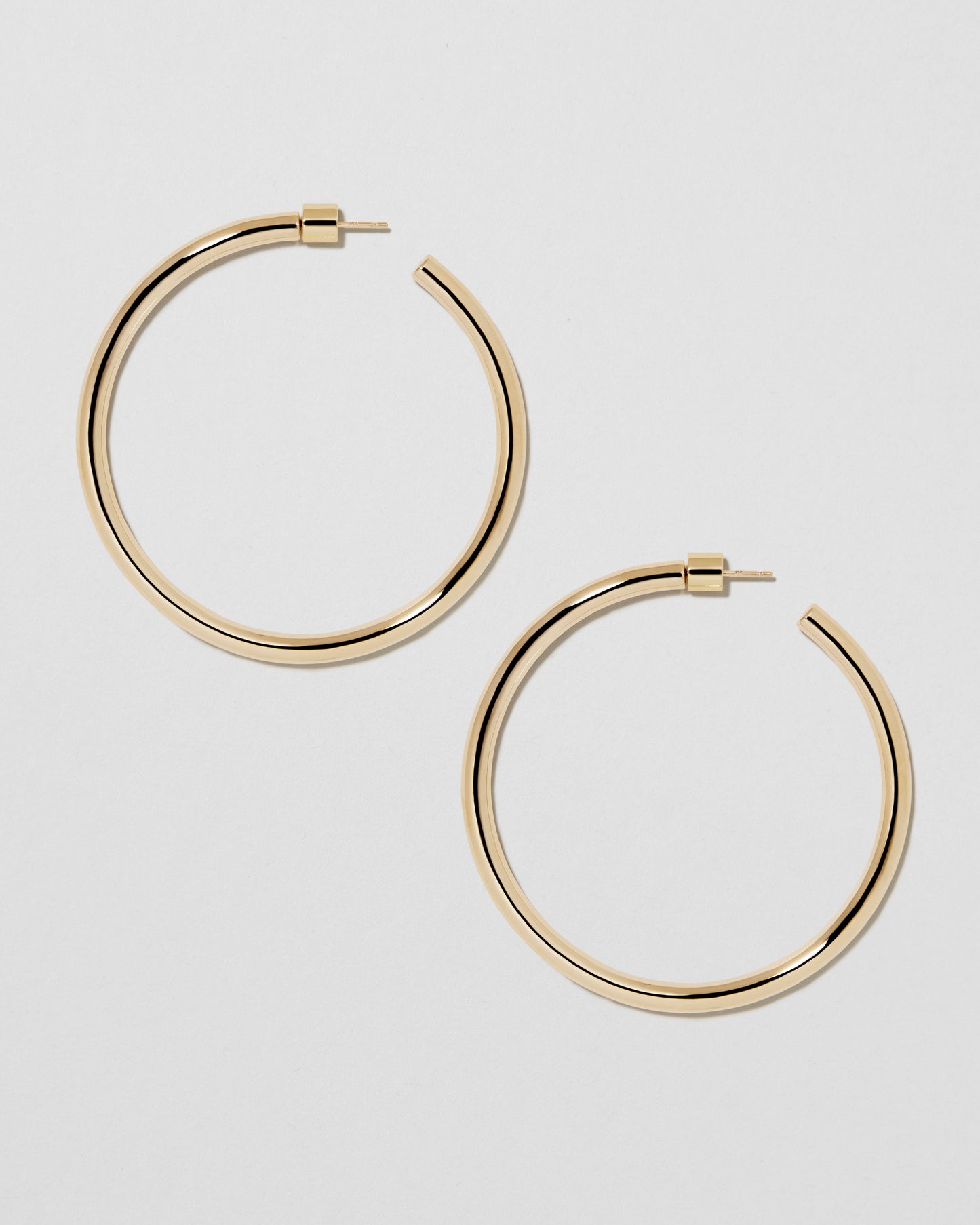 Jennifer Fisher - 2'' Lilly Hoops - Yellow Gold