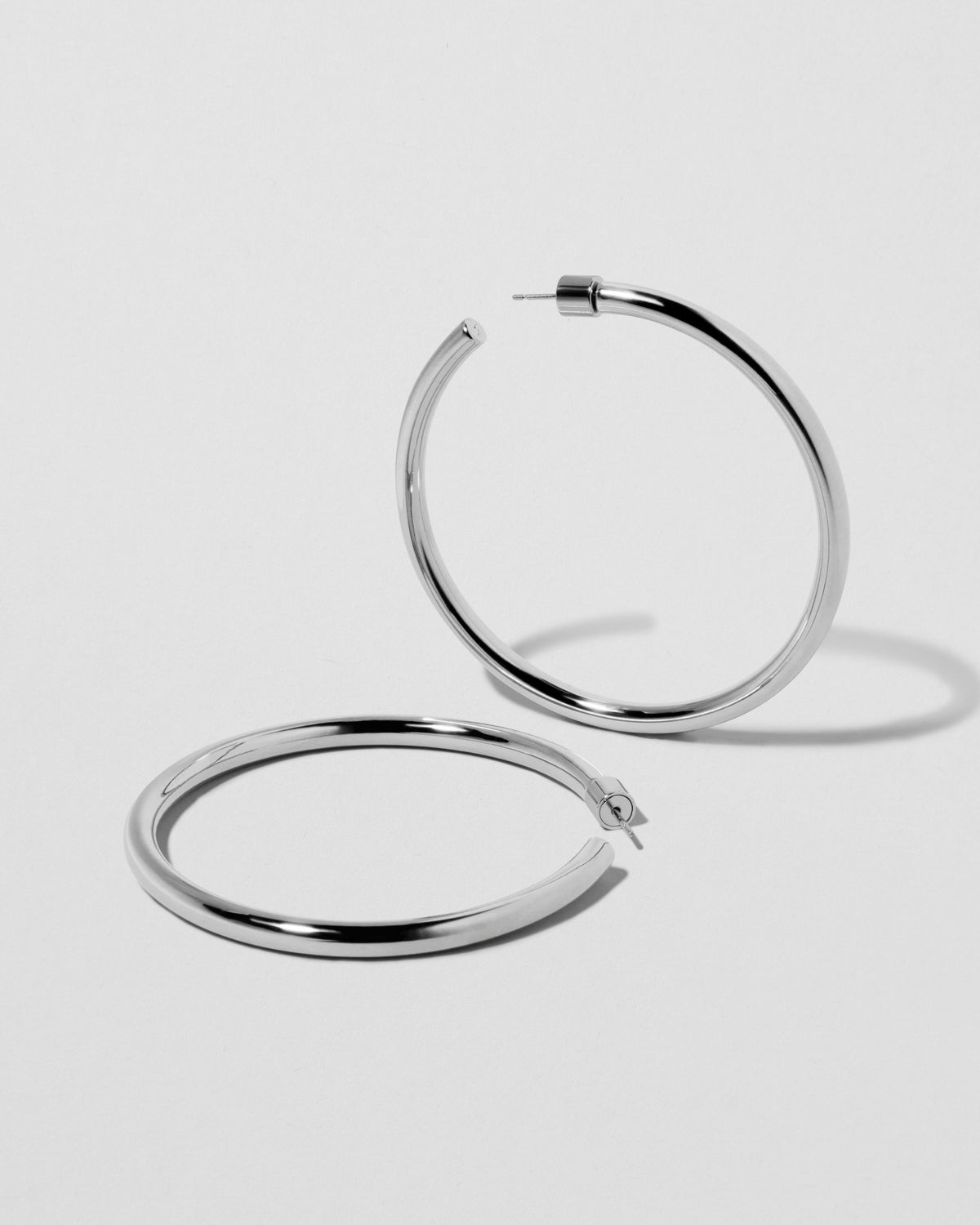 Jennifer Fisher - 2'' Lilly Hoops - Silver