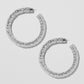 Jennifer Fisher - 2'' Maeve Hoops - Silver