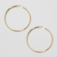 2" Fine Thread Hoops in 14K Yellow Gold
