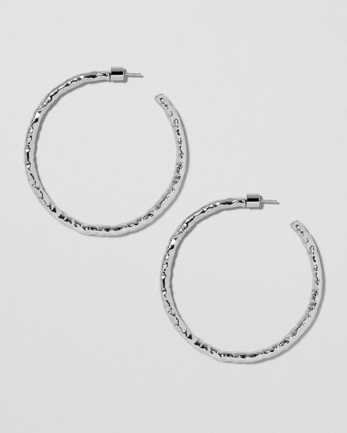 2" Hailey Hoops earring - close-up detail | gold hoop earrings