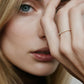 Image of model wearing diamond eternity ring