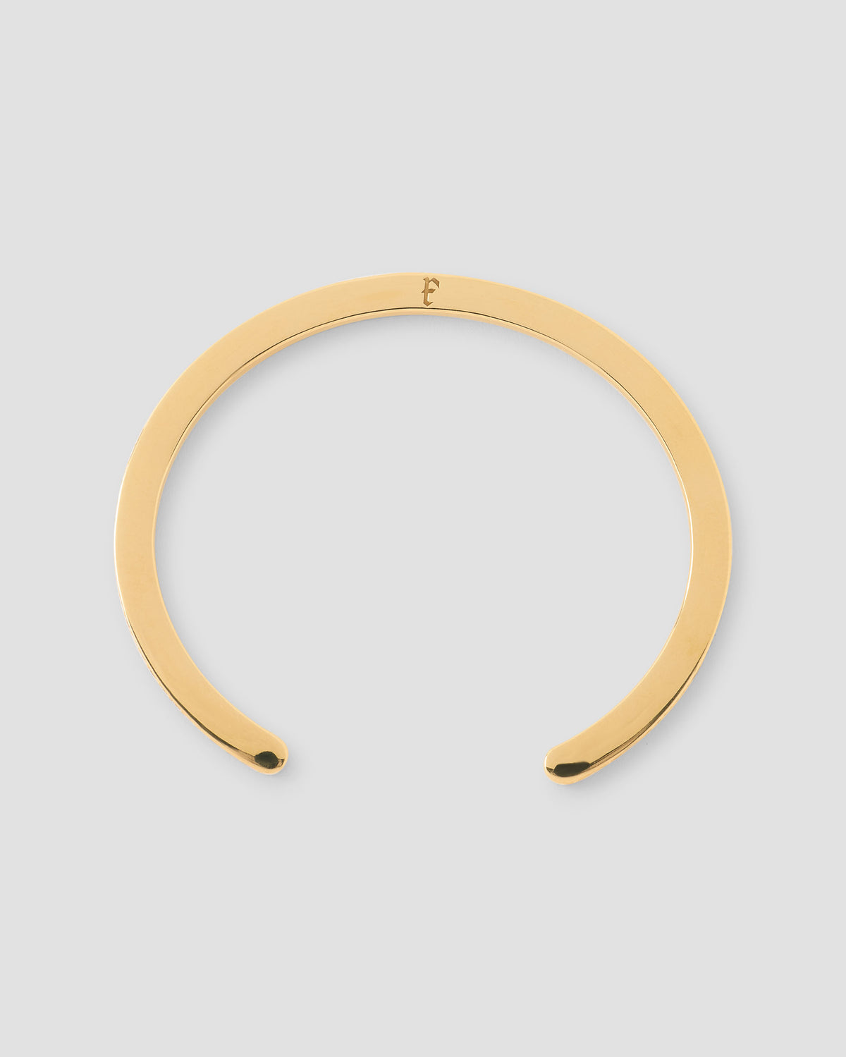 Personalized Essential Diamond Cuff bracelet - alternate angle | female gold bracelet