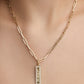 Luxe Narrow Classic Dog Tag in 18K Yellow Gold