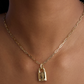 Medium Lock with Two Diamonds