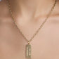 Classic Dog Tag in 18K Yellow Gold