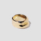 Ring on grey background