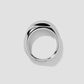 Ring on grey background