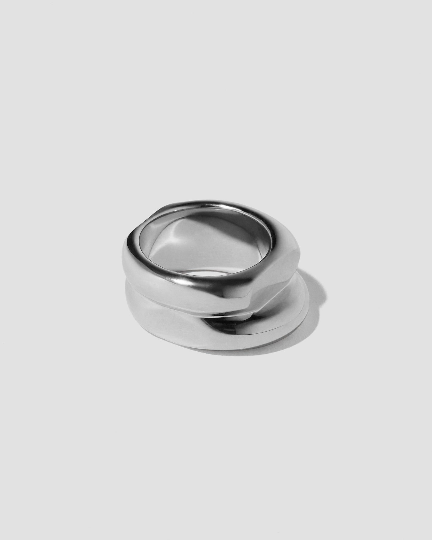 Ring on grey background