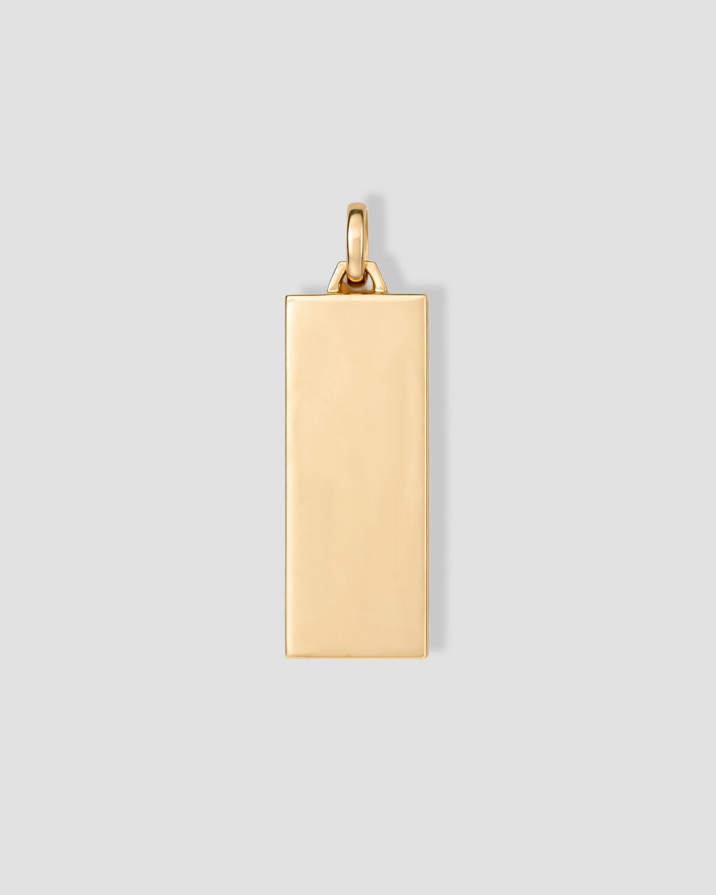 Classic Dog Tag in 18K Yellow Gold