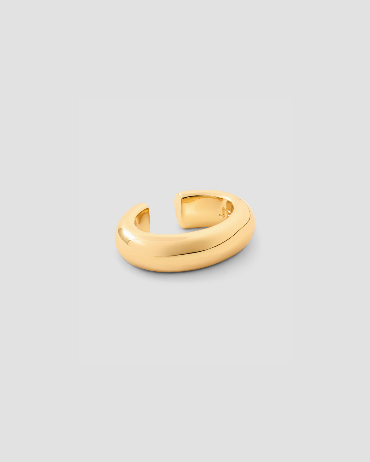 Comfort Fit Ear Cuff earring - front view | 14k gold earrings