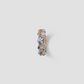 Eternity Bead charm - worn look | gold charm necklace