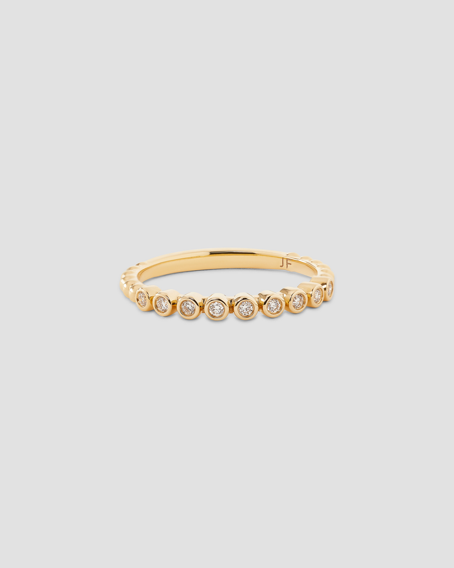 Round Diamond Bezel Ring