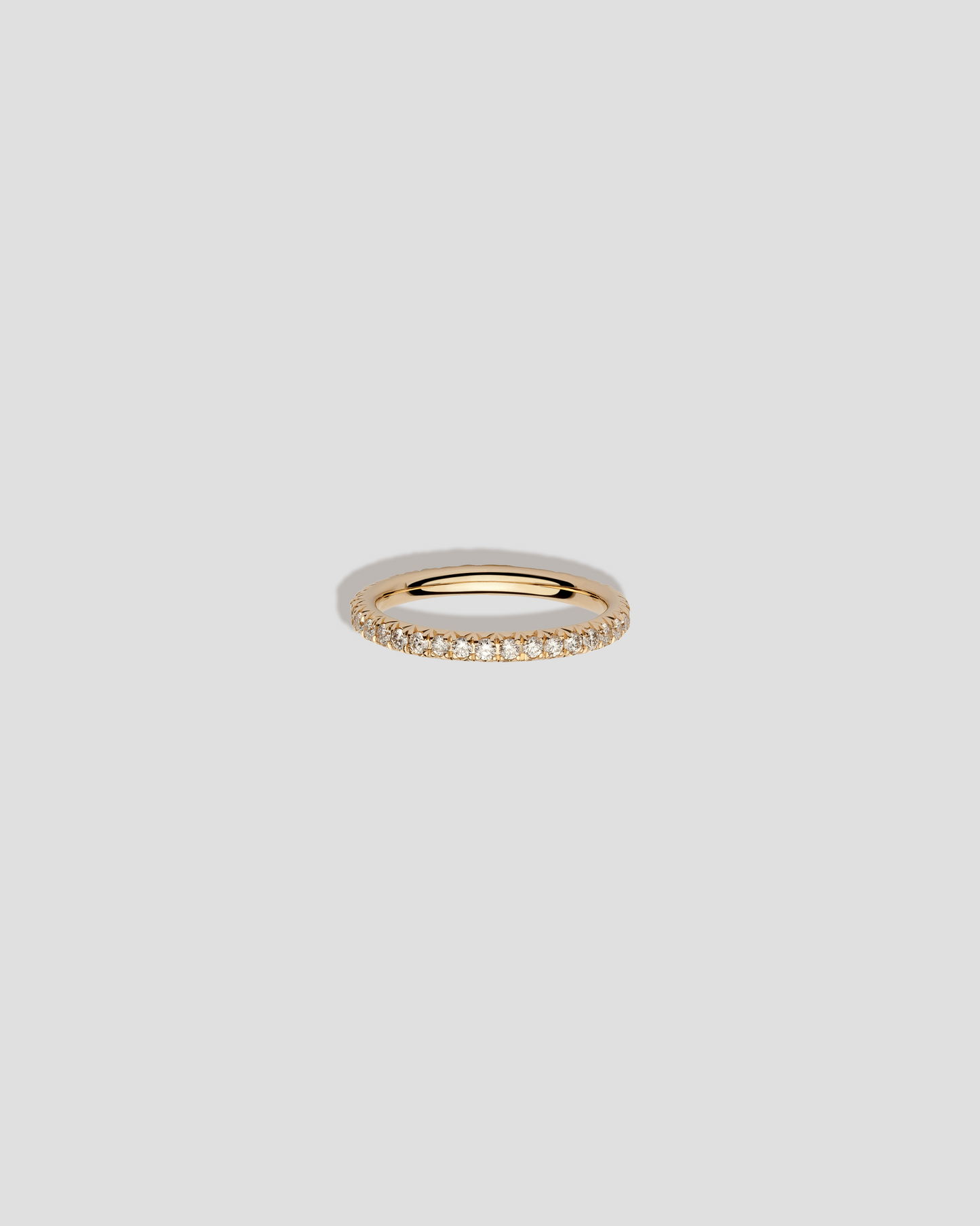 Diamond Eternity Wedding Band in 18K Yellow Gold