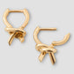 Knot Micro Huggie in 18K Yellow Gold