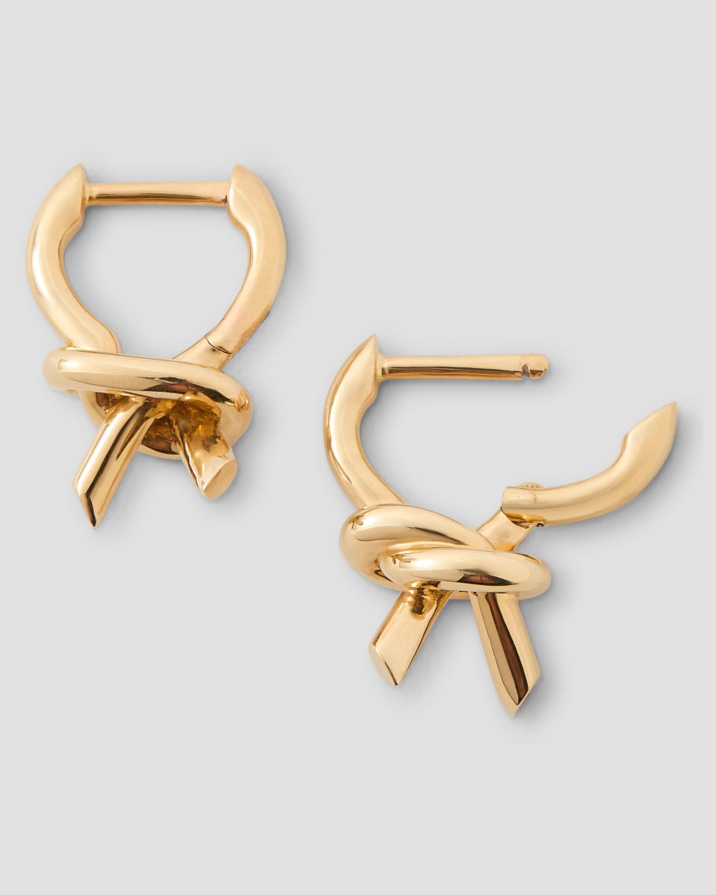 Knot Micro Huggie in 18K Yellow Gold