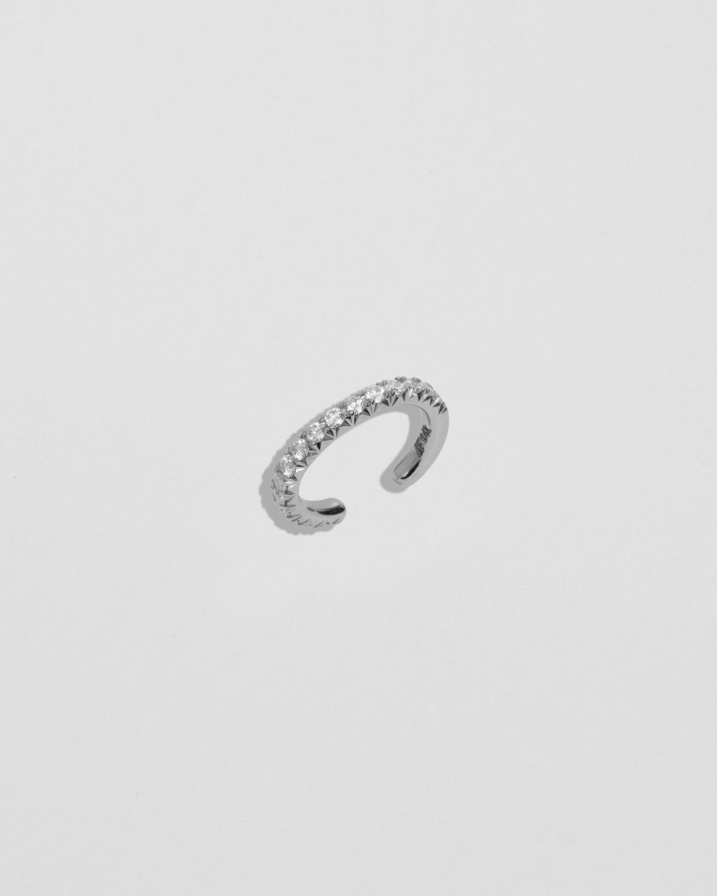 Ear Cuff with Pavé White Diamonds