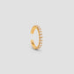 Ear Cuff with Pave White Diamonds in 18K Yellow Gold