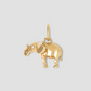 Edgy Elephant in 18K Yellow Gold