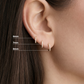 18K Essential Pavé Tiny Huggie