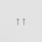 Essential Pin Earrings With Pavé White Diamonds