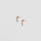 Essential Pin Earrings With Pavé White Diamonds