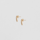 Essential Pin Earrings With Pavé White Diamonds