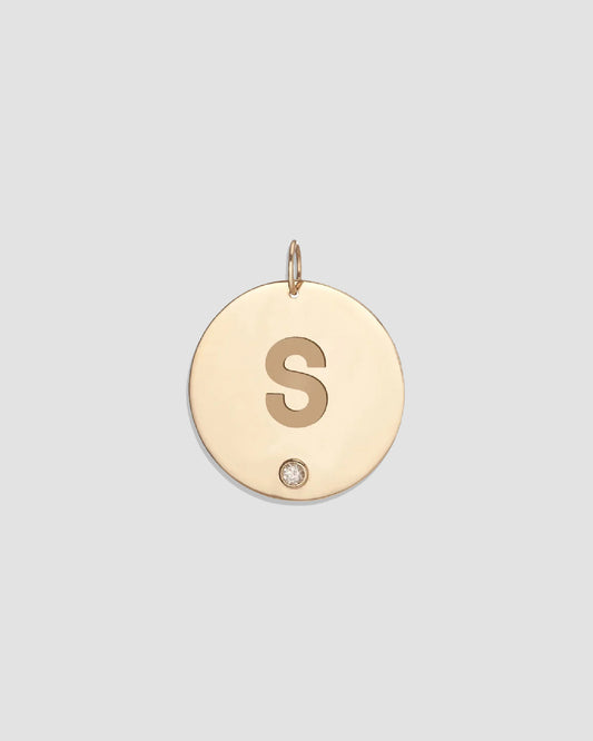 Large Circle - 1 Letter and Diamond