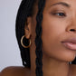 1" Fine Mini Lilly Hoops