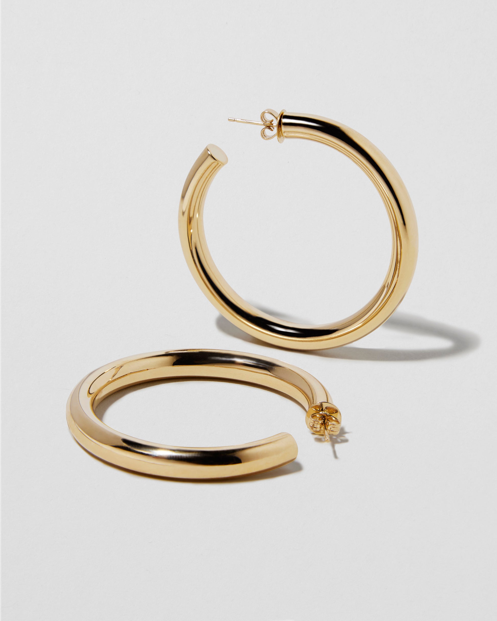 Jennifer Fisher - 1.5'' Fine Natasha Hoops - Yellow Gold