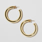 Jennifer Fisher - Fine Mini Natasha Hoops - Yellow Gold