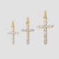 Medium Floating Diamond Cross