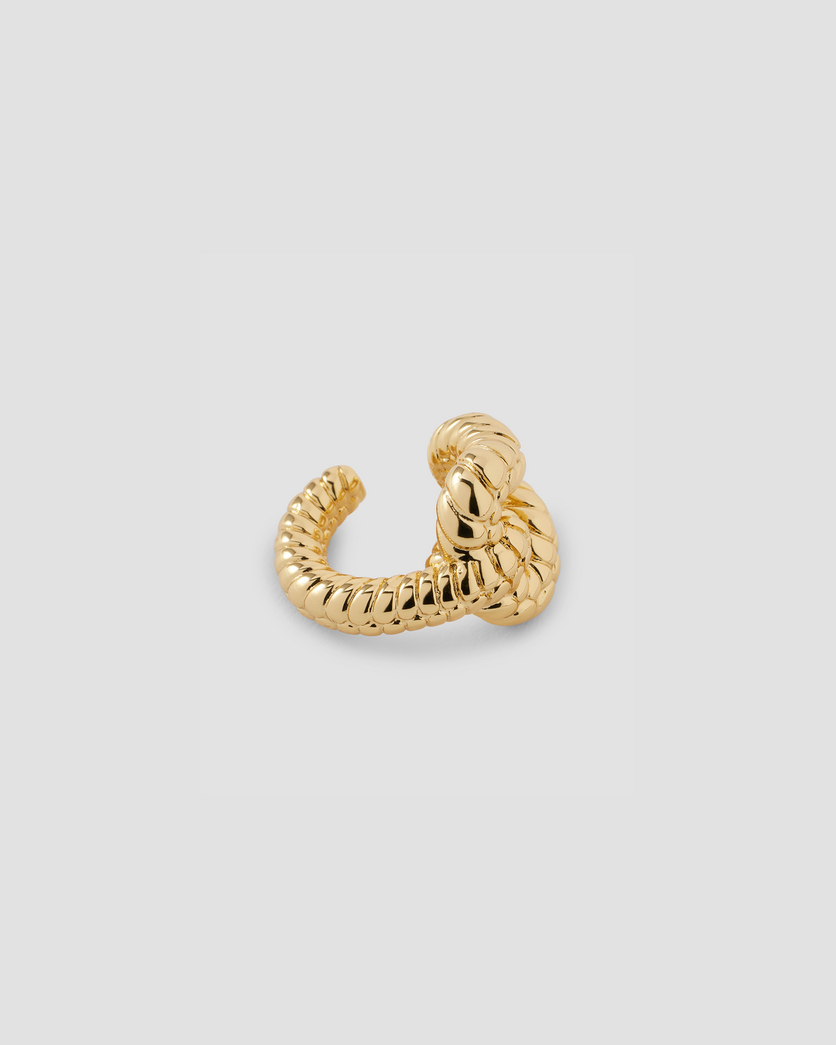 Madison Ave Ear Cuff earring - front view | gold earrings for women
