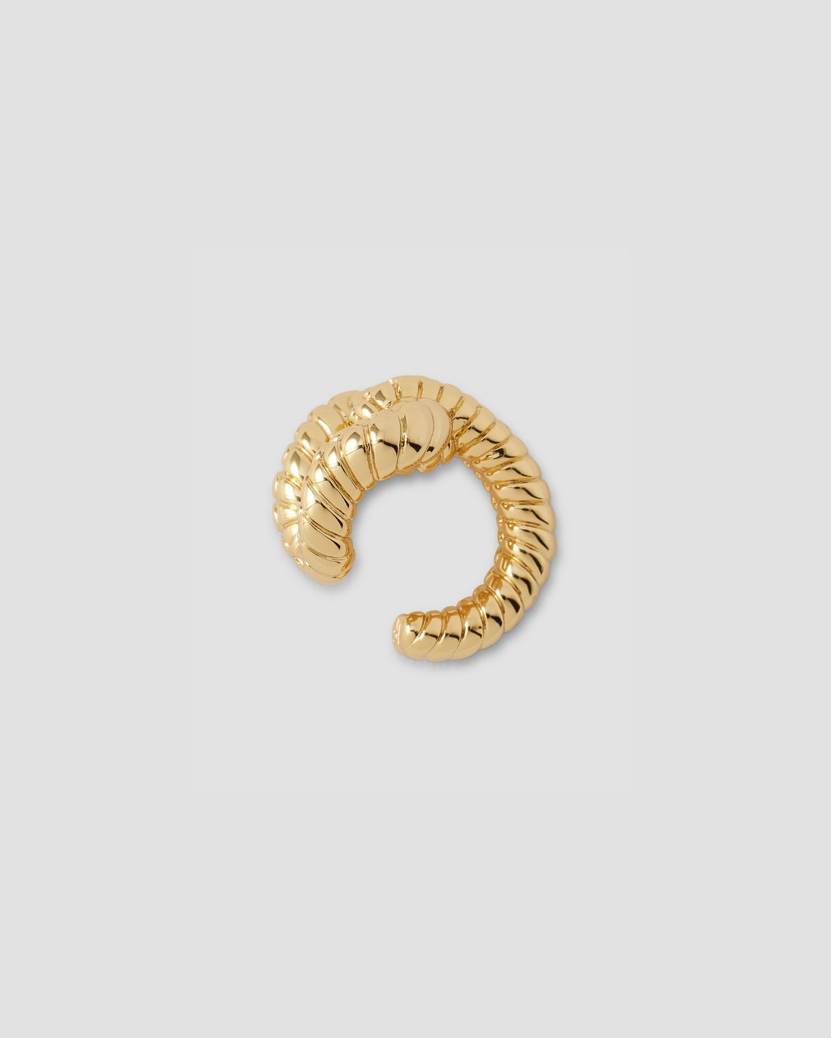 Madison Ave Ear Cuff earring - side view | gold earrings for women