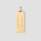 Personalized Classic Dog Tag in 18K Yellow Gold