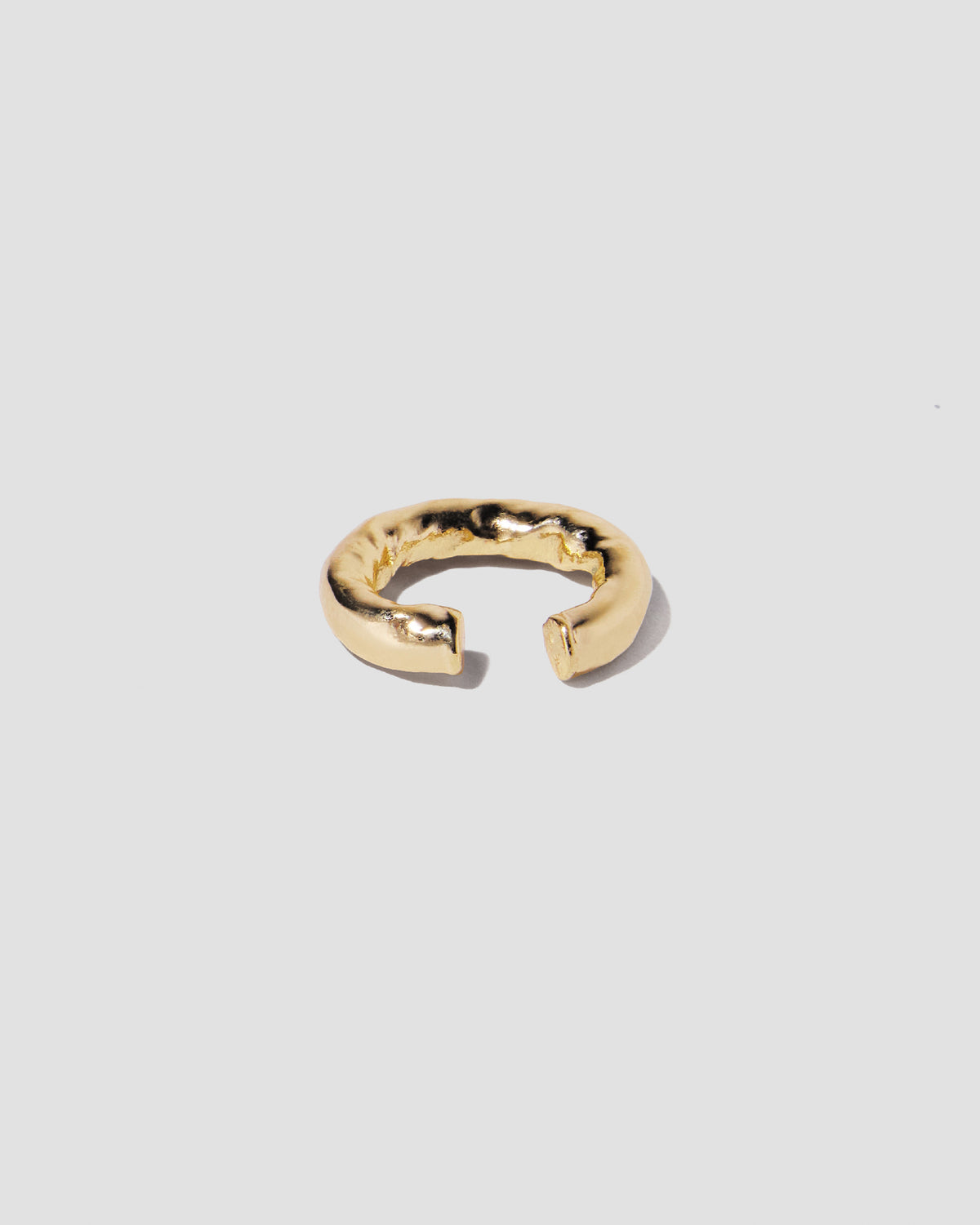 Hailey Ear Cuff earring - front view | 18k gold earrings