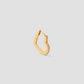18k yellow gold single