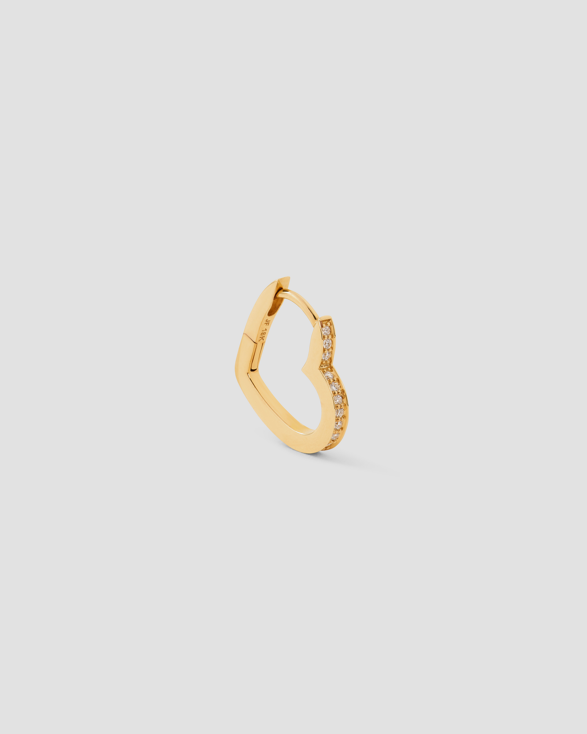 18k yellow gold single