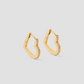 18k yellow gold pair