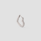 18k white gold single
