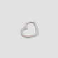 18k white gold single