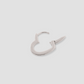 18k white gold single