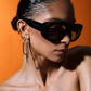 Medium Marquise Hoops