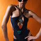 Semi-Precious Heart Leather Cord Necklace