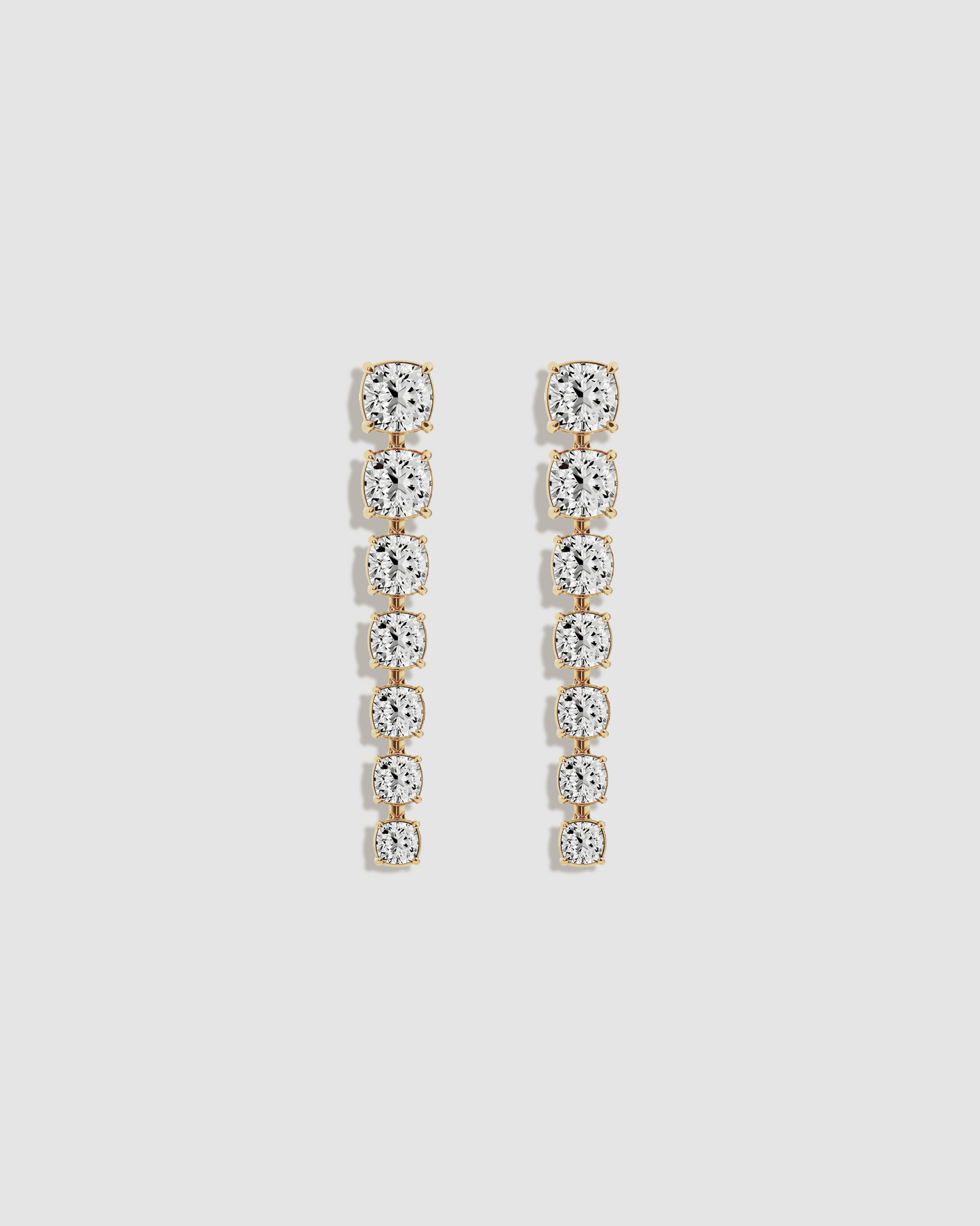 JF Lab - Cushion Cut Drop Earrings