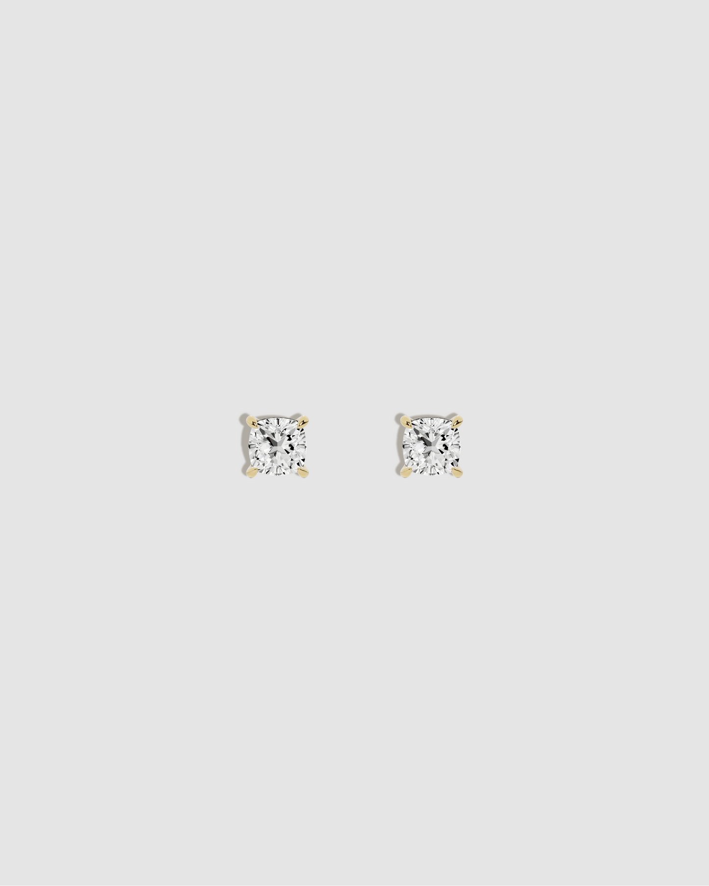 JF Lab - Cushion Cut Stud Earrings