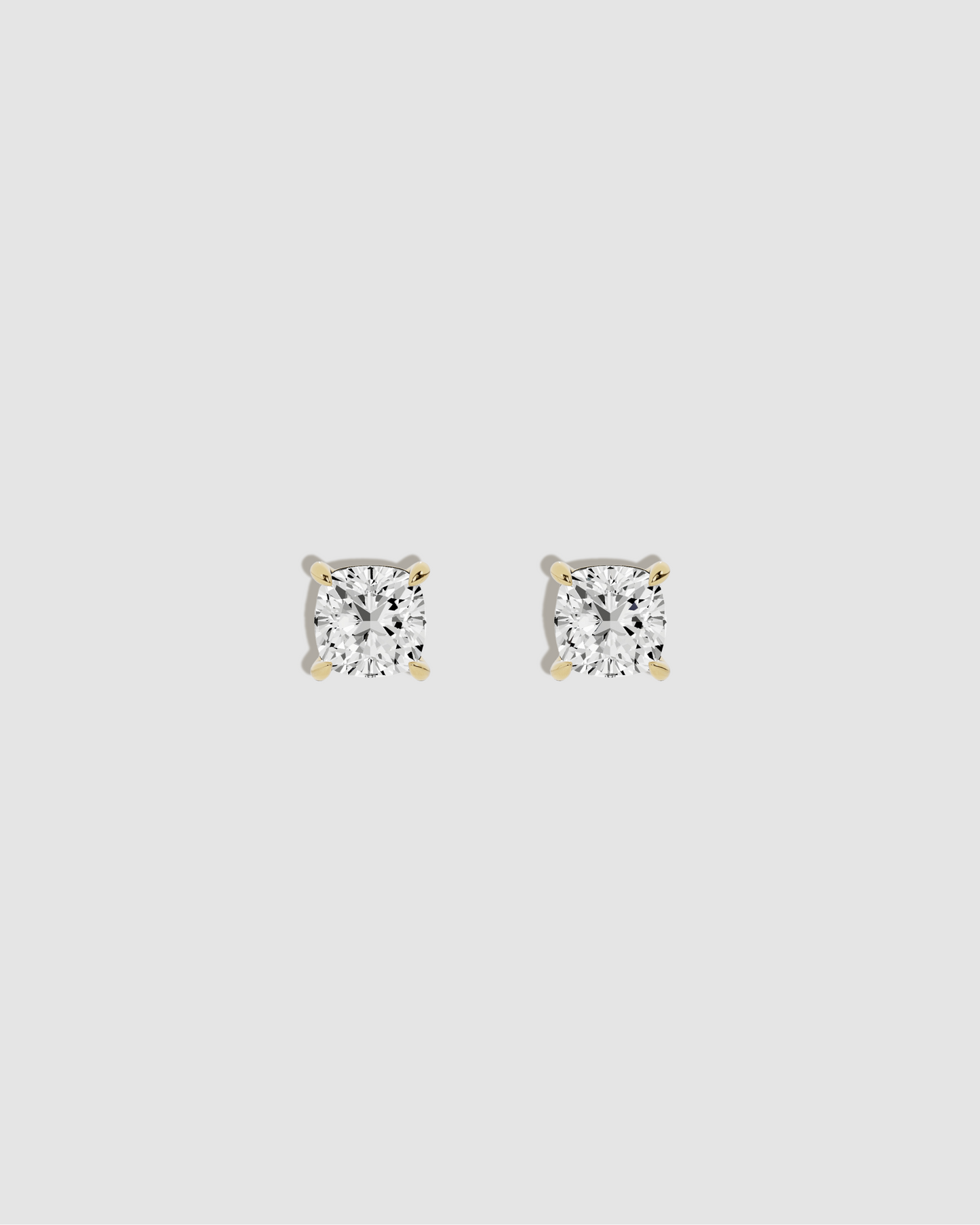 JF Lab - Cushion Cut Stud Earrings